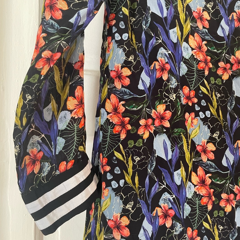 Floral long sleeve dress